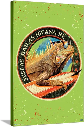Vista 5 de Trends International Jim Baldwin - Iguana Canvas Wall Poster