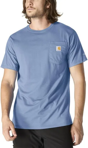 Vista 12 de Carhartt Force - Camiseta de manga corta, con bolsillo, de ajuste holgado y peso medio para hombre Malt