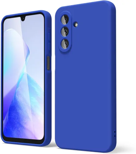 Vista 105 de oakxco Funda para teléfono Samsung Galaxy A12 con agarre de silicona líquida, linda delgada fina suave cubierta de gel de goma TPU lisa para mujeres
