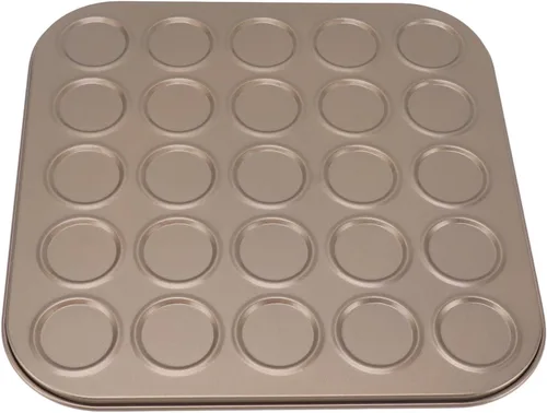 Vista 4 de Zerodis Molde superior para magdalenas, revestimiento antiadherente que libera fácilmente muffins, resistente a altas temperaturas, bandeja