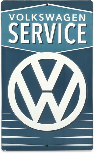 Vista 7 de Letrero de metal para reparación y servicio de garaje Volkswagen - Letrero vintage de Volkswagen para garaje o cueva de hombre