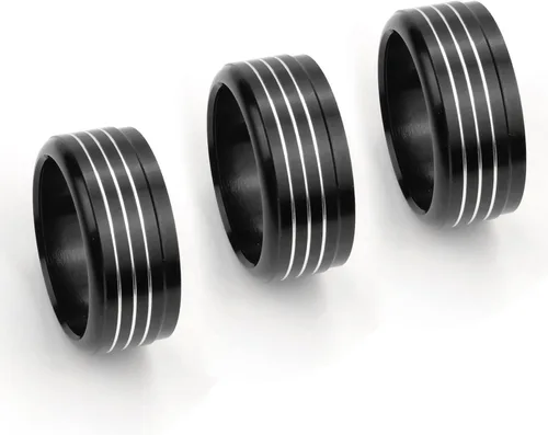 Vista 8 de Para Subaru - Cubierta de perilla de CA, accesorio para interruptor de consola central, botón de control de volumen, ajuste de anillo compatible