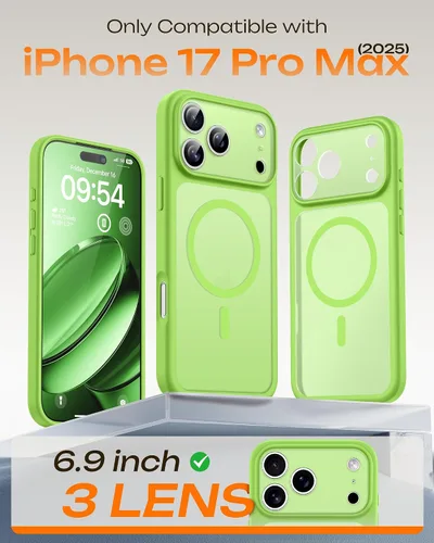 Vista 723 de TOCOL Funda para iPhone 11, compatible con Magsafe, protección completa de cámara, imanes integrados, protección contra caídas, funda translúcida