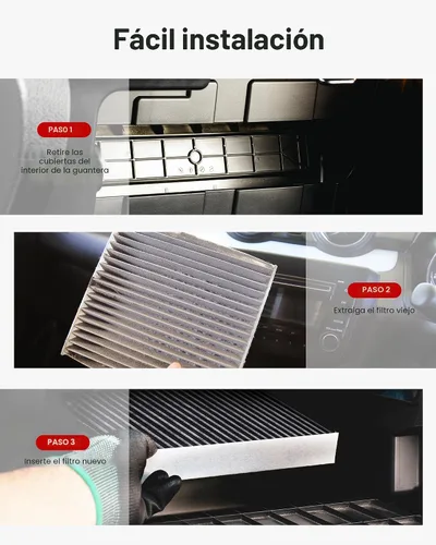 Vista 7 de Puroma Filtro de aire de cabina con carbón activado, repuesto para CP134, CF10134, Honda & Acura, Civic, CR-V, Odyssey, CSX, ILX, MDX, RDX, AT134