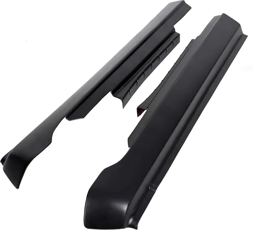 Vista 8 de Cubre estribo compatible con moldura de panel de roce para Dodge Ram cabina extendida 2009-2018, acabado mate negro texturizado, reemplazo para 14064