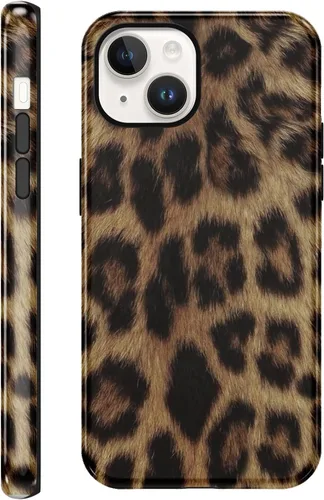 Vista 79 de Funda de teléfono con estampado de guepardo para iPhone 7/8/SE 2020/2022 de 4.7 pulgadas, funda de lujo con diseño de leopardo marrón coqueta a