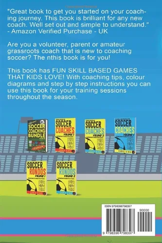 Vista 2 de COACHING KIDS SOCCER - AGES 5 TO 10 - Volumes 1,2,3 Soccer coaching book for volunteers, parents and amateur coaches. Learn fun soccer games that