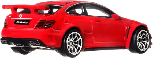 Vista 6 de Hot Wheels Mercedes-Benz C63 AMG Coupé Black Series, Premium 1:64 Escala 1:64