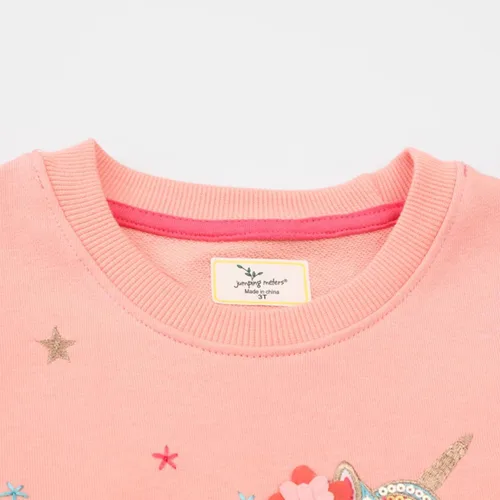 Vista 19 de Sudaderas para niñas pequeñas, cuello redondo, sin botones, de manga larga, para invierno, casual, ropa 2T-7T, Dinosaurio