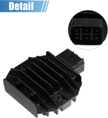 Vista 5 de X AUTOHAUX 5GT-81960-00-00 5BN-81960-00-00 Rectificador de Regulador de Voltaje de Motocicleta Reemplazo para Yamaha BIG BEAR 400 2WD 4WD 2002-2012