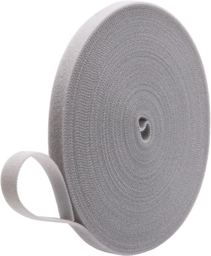 Vista 11 de 1 rollo de cinta adhesiva para plantas de 65 pies/65.6 ft, cinta reutilizable de doble cara de gancho y bucle, ancho de 0.47 pulgadas, lazo