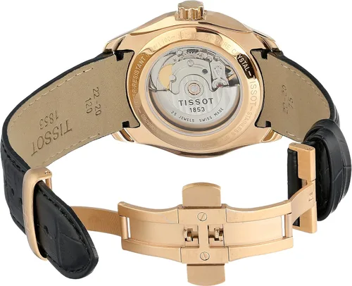 Vista 9 de Tissot Reloj T0354283605100 con pantalla analógica automática de viento automático negro
