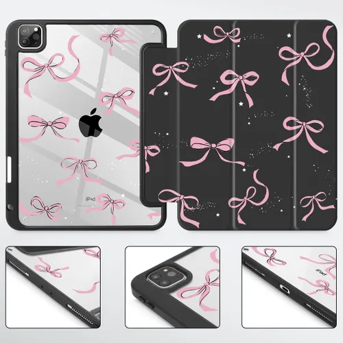 Vista 5 de May Chen Funda para iPad Pro de 11 pulgadas M2 de 4ª generación 2022, iPad Pro 11 de 3ª/2ª/1ª generación, Funda con cubierta trasera transparente a