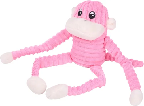 Vista 2 de ZippyPaws Spencer El mono arrugado, S, Rosado