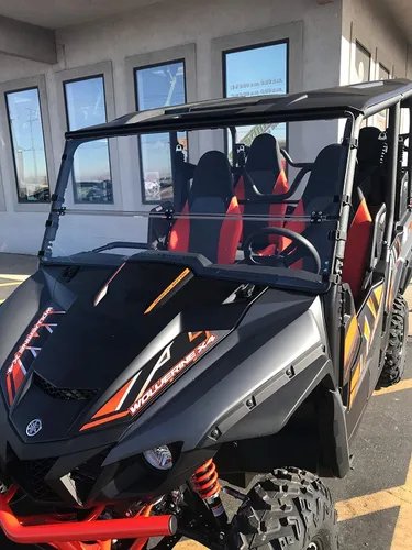 Vista 8 de Wolverine - Parabrisas plegable completo X4 / X2 de Clearly Tough Para modelos 2018-2020 Resistente a los arañazos Policarbonato de alta