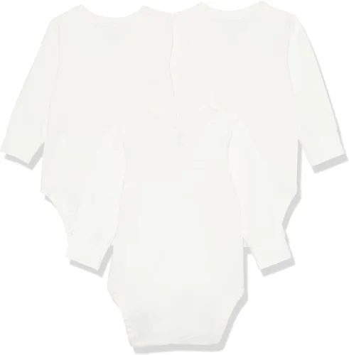 Vista 2 de Tienda Essentials Unisex Babies' Cotton Long-Sleeve Side Snap Bodysuit (Previously Tienda Aware), Pack of 3