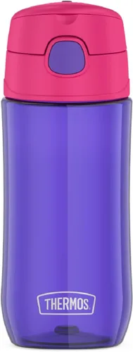 Vista 33 de THERMOS FUNTAINER Botella de hidratación de plástico de 16 onzas con boquilla, aguamarina