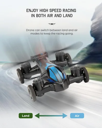 Vista 3 de Galvanox Drone RC Racing con kit de carrera de obstáculos, incluye 3 tamaños de aro para juego de competencia