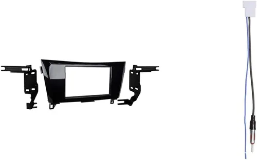 Vista 5 de Metra 95-7622HG Kit de instalación de tablero de instalación doble DIN para Nissan Rogue 2014-2020 / Rogue Sport 2017-2022 (negro)