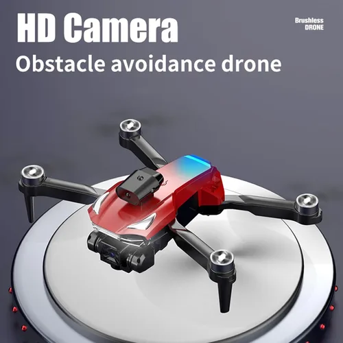 Vista 2 de GoolRC Mini dron de control remoto, mini dron plegable con cámara dual 4K, cuadricóptero sin cabeza, motor sin escobillas, evitación de obstáculos