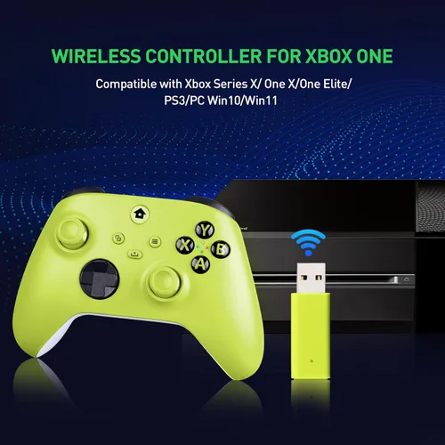 Vista 4 de vaomon Controller with Wireless Adapter Compatible with Xbox One, Xbox Series XS, Xbox One XS, PC, 2.4Ghz Controller with 3.5mm Headphone