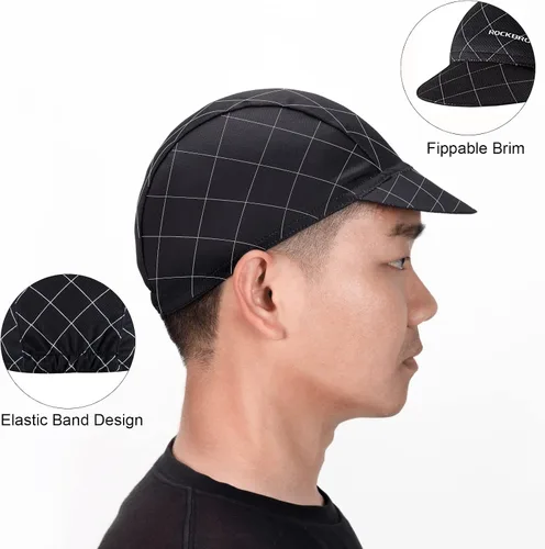 Vista 3 de ROCKBROS Men's Cycling Cap Breathable Sun Proof Helmet Liner Hat
