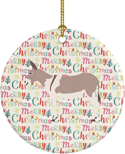 Vista 23 de Caroline's Treasures Adorno de cerámica de avestruz común para árbol de Navidad, decoración colgante para el hogar, Navidad, vacaciones, fiesta
