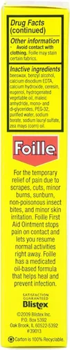 Vista 5 de Foille Tubo de ungüento de primeros auxilios medicado de 1 oz por Foille