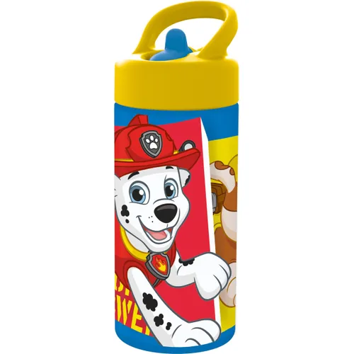 Vista 2 de Botella de Agua The Paw Patrol Funday Rojo Azul PVC 410 ml