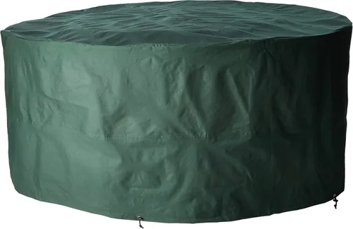 Vista 7 de Bosmere Funda resistente a la intemperie para mesa y sillas para exteriores, 64 pulgadas de diámetro x 33 pulgadas de alto, gris