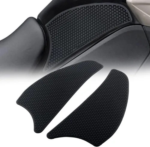 Vista 5 de Rodilla lateral antideslizante para tanque de gas Tracción para KAWASAKI VERSYS 1000 (2015-2020) Negro