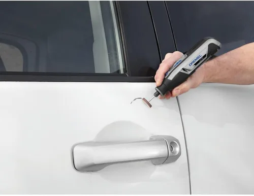 Vista 8 de Dremel Lite 7760 N/10 - Herramienta rotatoria inalámbrica de iones de litio de 4V, kit multipropósito de velocidad variable, carga USB, cambios