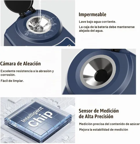 Vista 5 de Refractómetro digital Brix GOYOJO Medidor Brix Refractómetro de laboratorio con precisión de ±0.5 Brix/1℃, rango de 0-55% con ATC para jugos