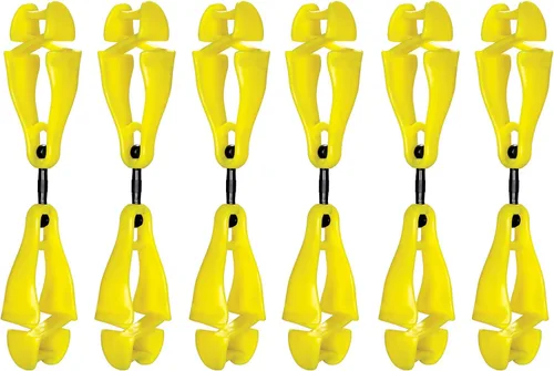 Vista 24 de Ergodyne Squids 3420 Swiveling Glove Clip Holder with Dual Clips