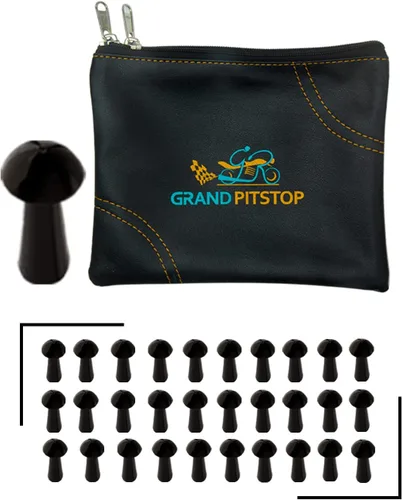 Vista 10 de GRAND PITSTOP Kit de Reparación de Pinchazos con Pistola para Neumáticos Sin Cámara con Tapón de Hongo para Pinchazos y Desinflados de Neumáticos