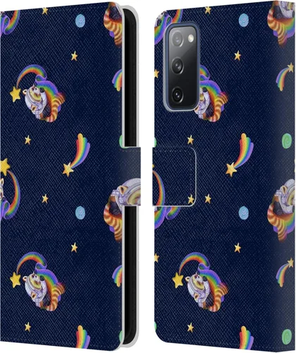 Vista 45 de Head Case Designs Officially Licensed Carla Morrow Colorful Space Dice Patterns Leather Wallet Case Compatible with Samsung Galaxy A07 4G