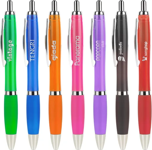 Vista 10 de 100 bolígrafos personalizados a granel personalizados con tu nombre, texto, mensaje para negocios, graduación, aniversarios