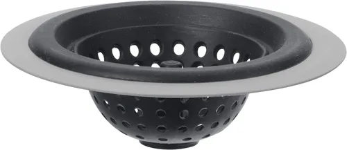 Vista 8 de OGGI Tapón de fregadero de silicona y metal, gran tapón para fregadero de cocina, tapón de drenaje de silicona, tapón de fregadero, borde de metal