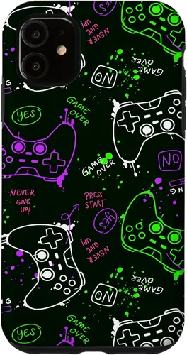 Vista 8 de Awesome Video Game Controller Gamer Boys Gaming Gift Case for iPhone 17
