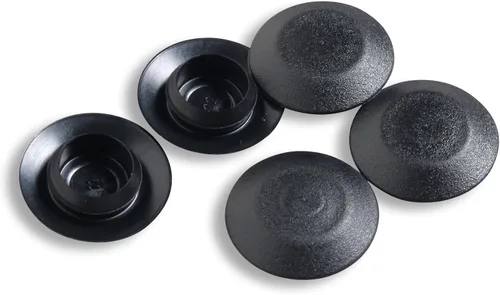 Vista 2 de Kit de 750 tapones de agujeros surtidos de 1/4 a 3/4 pulgadas, tapones de orificio para empotrar y bloquear, cuerpo de plástico y tapón de agujero