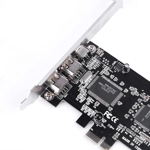 Vista 5 de Firewire Pcie - Tarjeta de captura de 2,5 Gbps Ieee 1394 con cable, adaptador interno de PC para transferencia de video de escritorio