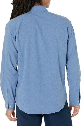 Vista 2 de HUK Camisa de manga larga Tide Point para hombre, con botones de pesca