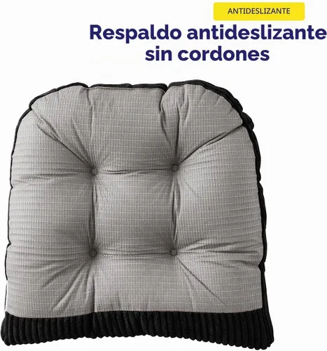 Vista 3 de Sweet Home Collection - Juego de cojines para silla mecedora (antideslizante, parte superior e inferior con lazos)