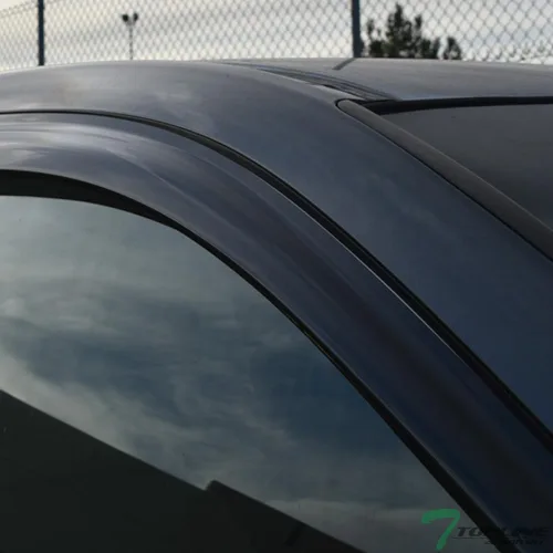 Vista 2 de R&L Racing 4 deflectores laterales de ventana de humo para sol/lluvia/viento compatibles con Chevy Malibu 2008-2012