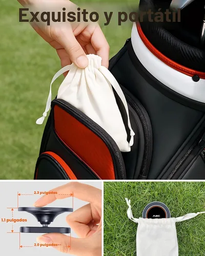 Vista 7 de A2C - Soporte magnético de aleación p/carrito de golf compatible con MagSafe iPhone 17 Pro Max Air, Plus 16, 15, 14, 13, 12, Mini; se adapta a EZGO