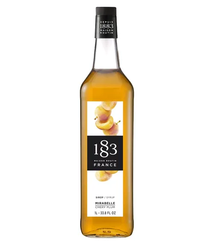 Vista 56 de 1883 Jarabe de Amaretto para bebidas, fabricado en Francia, botella de plástico de 1 litro