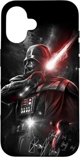 Vista 32 de Star Wars Darth Vadar - Carcasa para iPhone 17 con sable láser