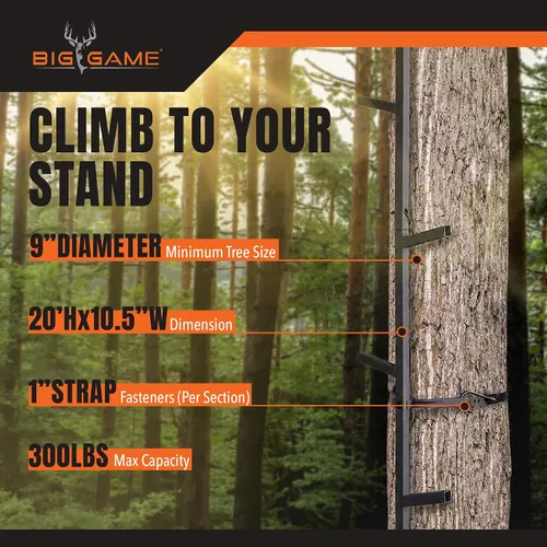 Vista 10 de BIG GAME Quick Stick - Mule de alce de ciervo de cola blanca para caza al aire libre, antideslizante, resistente al deslizamiento, sistema