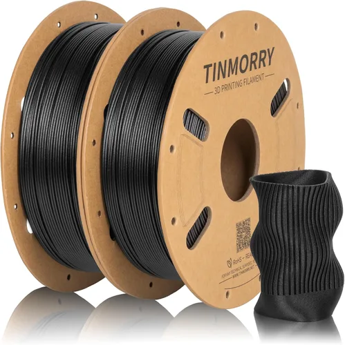 Vista 35 de TINMORRY - Filamento PETG CF de 1.75 mm para impresora 3D, compatible con Bambu LAB, Creality K1C, QIDI MAX3, FLASHFORGE Adventurer 5M, Prusa MK4