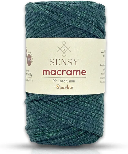 Vista 86 de Sensy - Cuerda de poliéster prémium de 0.197 in y 104 yardas, 100% polipropileno, cordón de macramé de 0.197 in, cuerda de ganchillo para bolsa